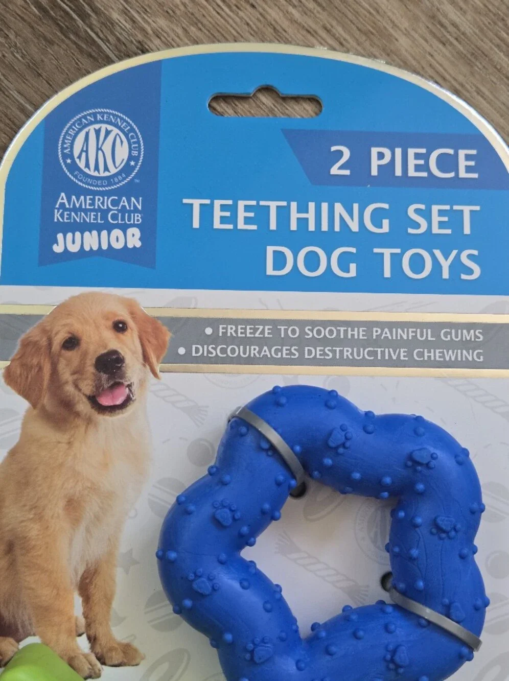 American Kennel Club JR. Teething Dog Toy +  Paw Patrol Placemat Set